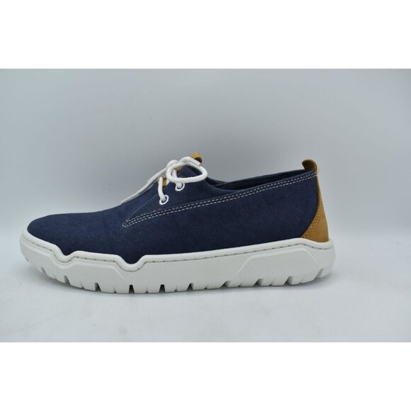 Timberland Mens Size 8 Timberloop Go Roam Dark Blue Canvas Lace Up Low Sneakers - Picture 8 of 12